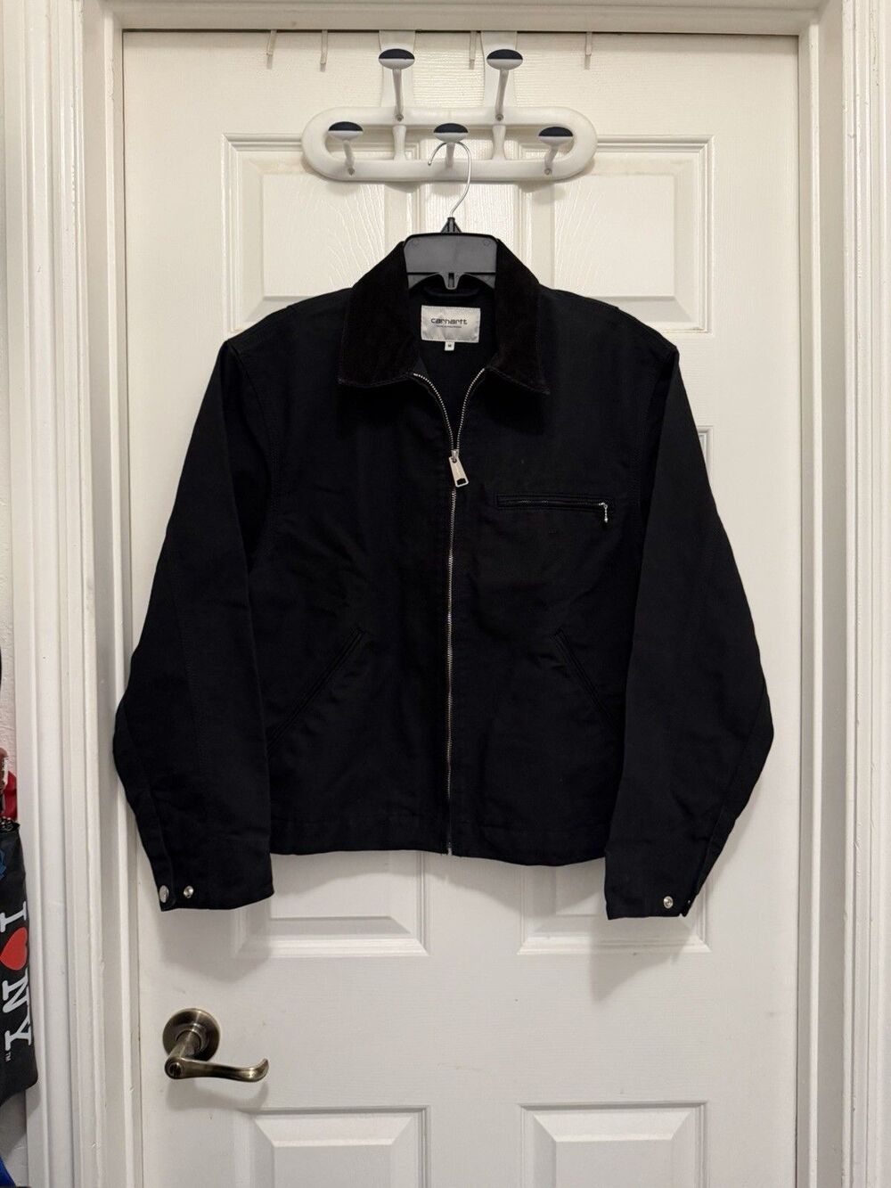 Carhartt WIP OG Detroit Jacket Black - Women’s Sz Medium